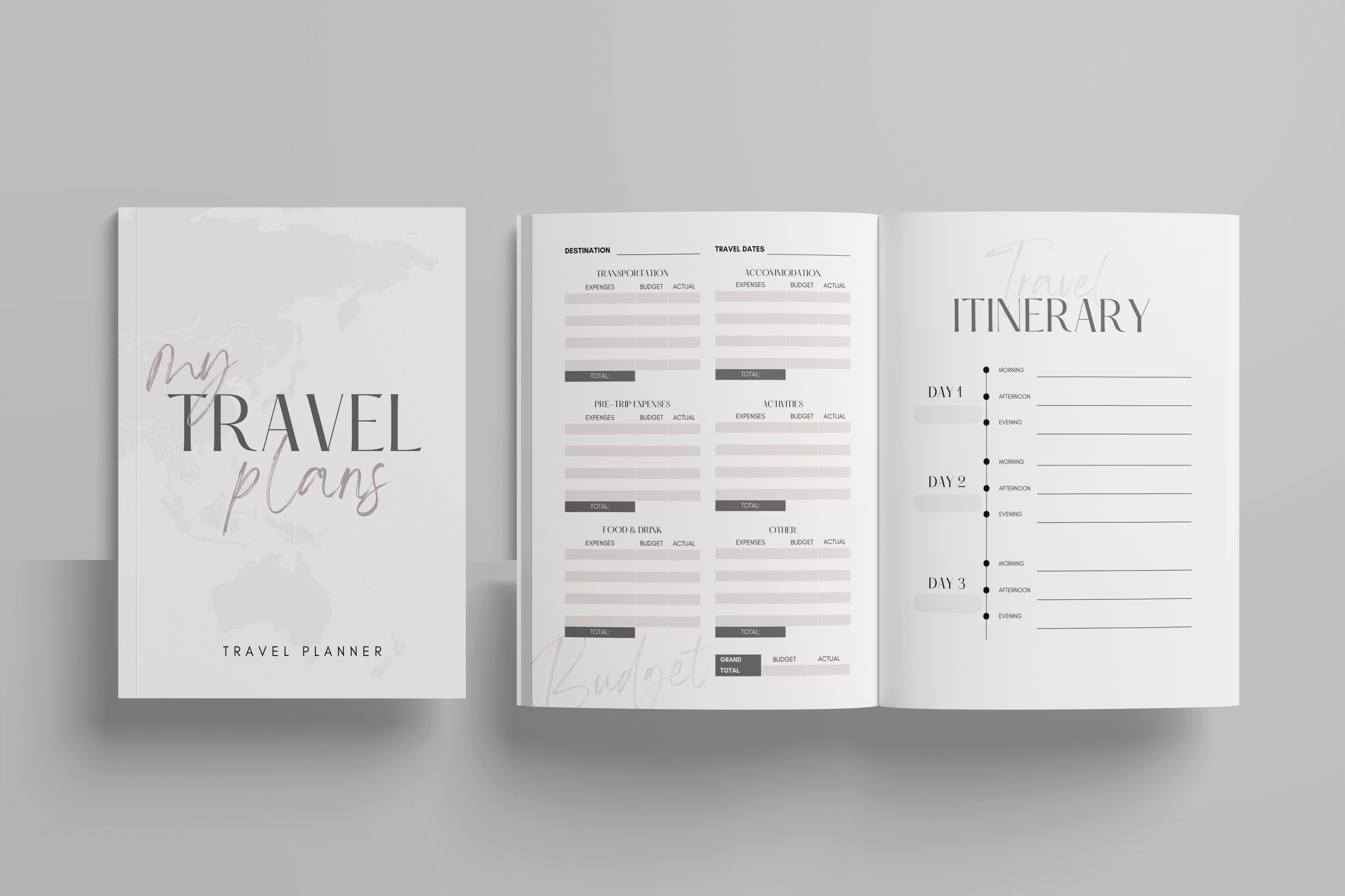 Travel Planner Template – Thinkcreatebuild