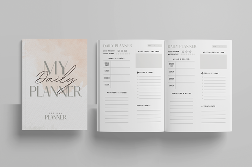 180 Day Daily Planner Canva Template