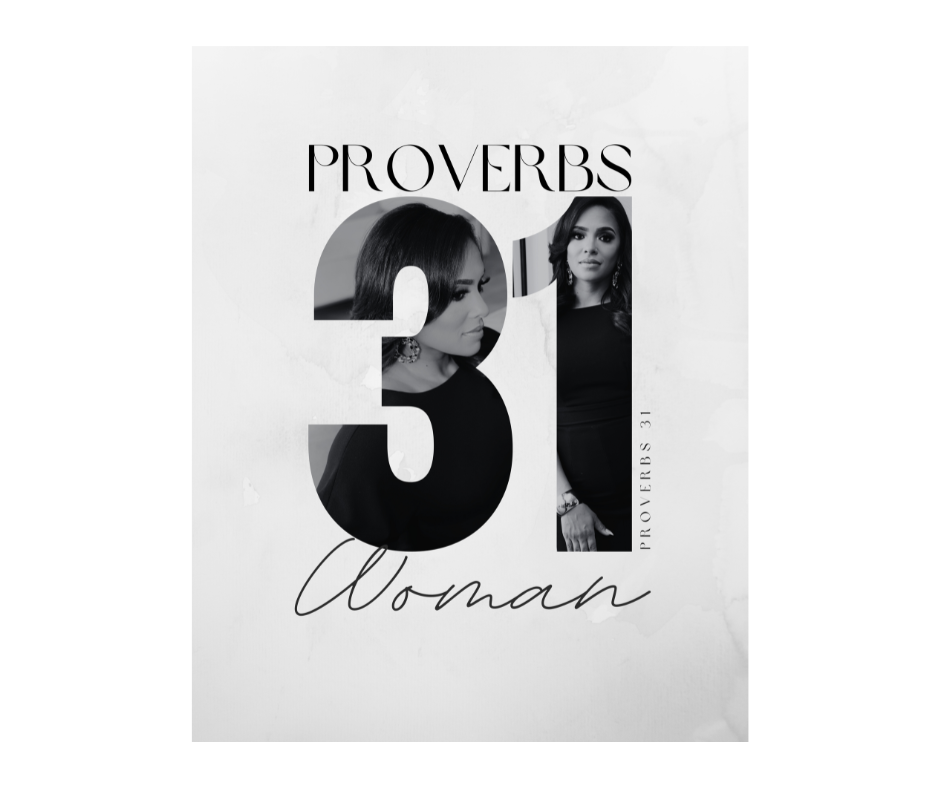 Proverbs 31 Woman Poster Canva Template